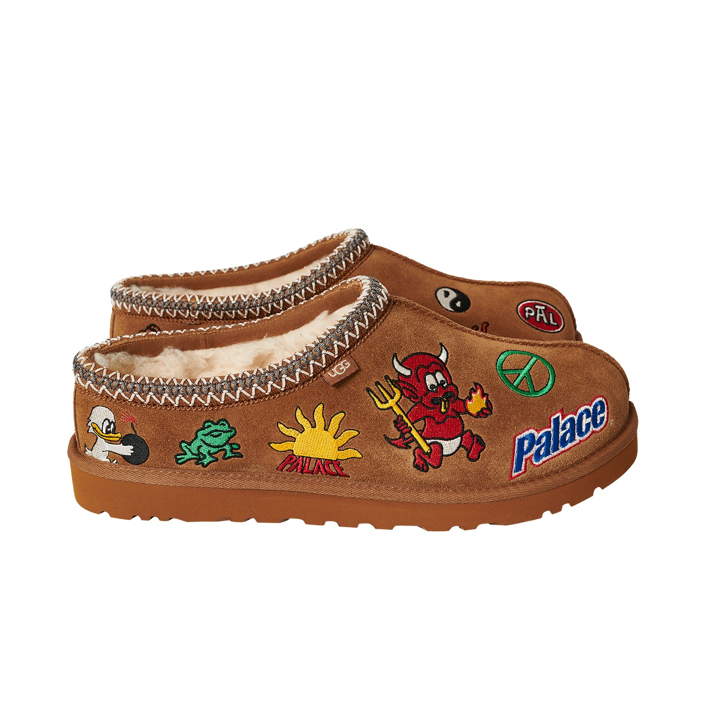 Thumbnail PALACE UGG TASMAN SLIPPER CHESTNUT one color