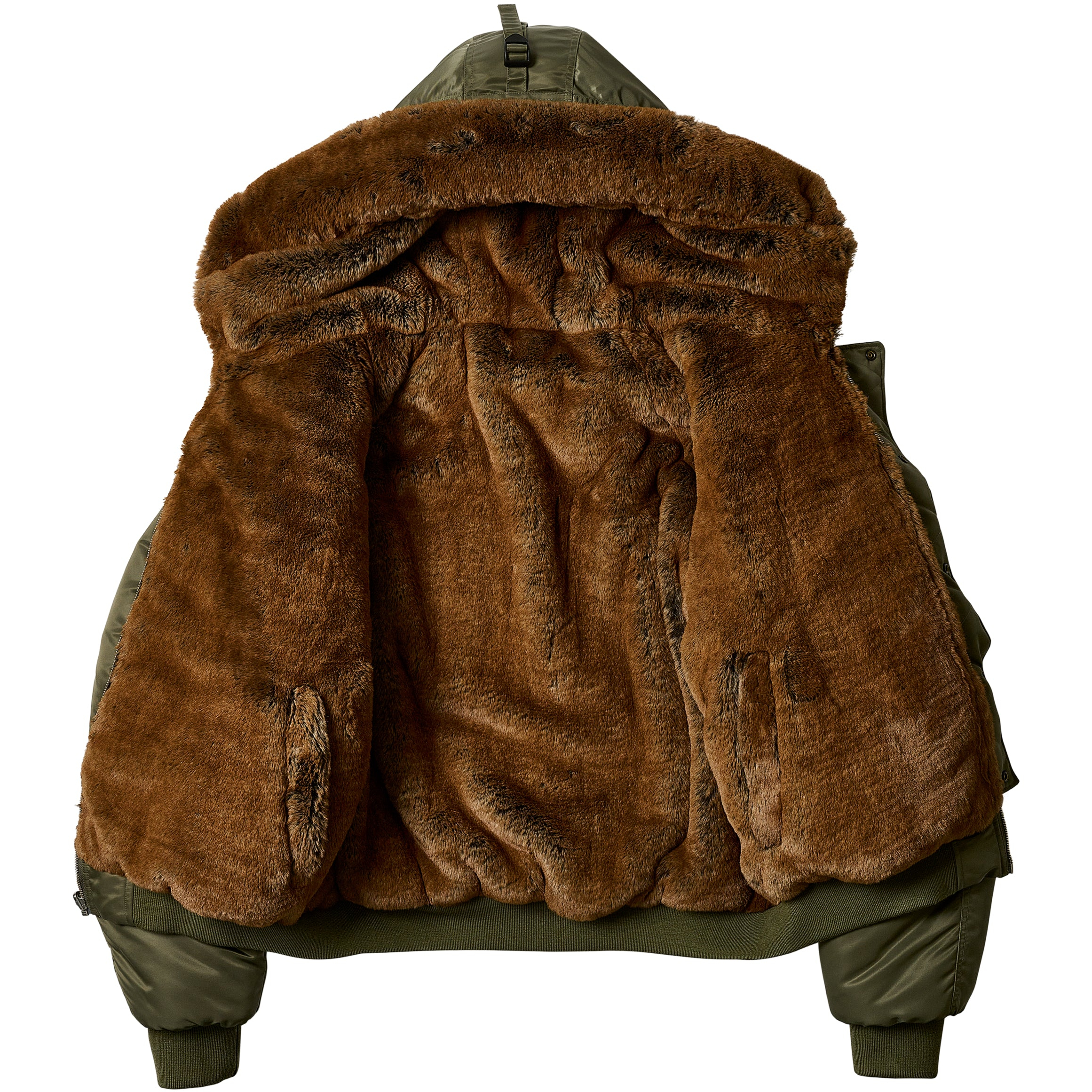 Thumbnail REVERSIBLE YETI PARKA OLIVE one color