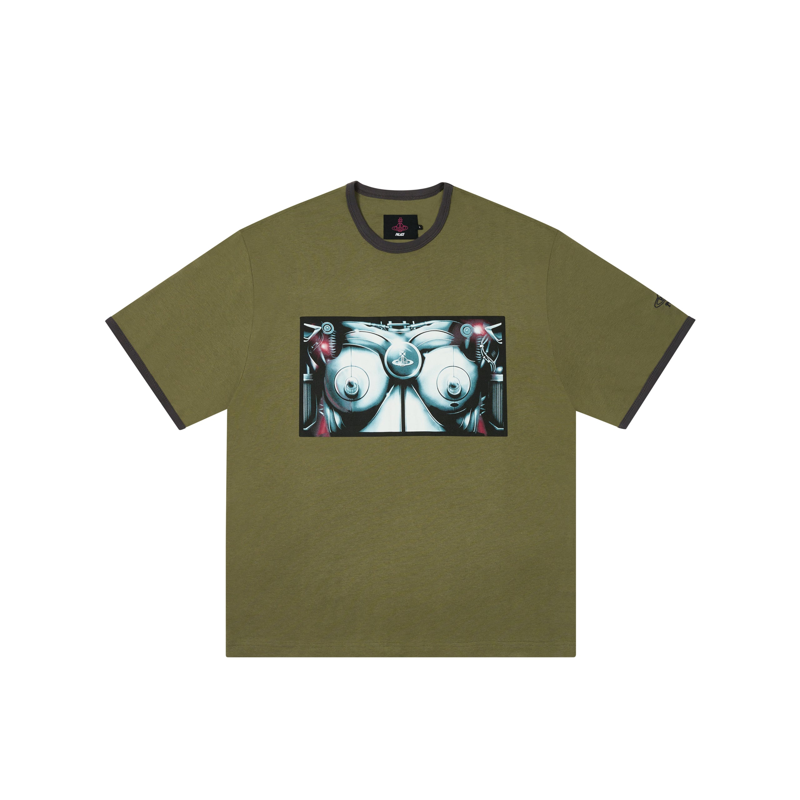 Thumbnail PALACE VIVIENNE WESTWOOD RINGER T-SHIRT OLIVE one color