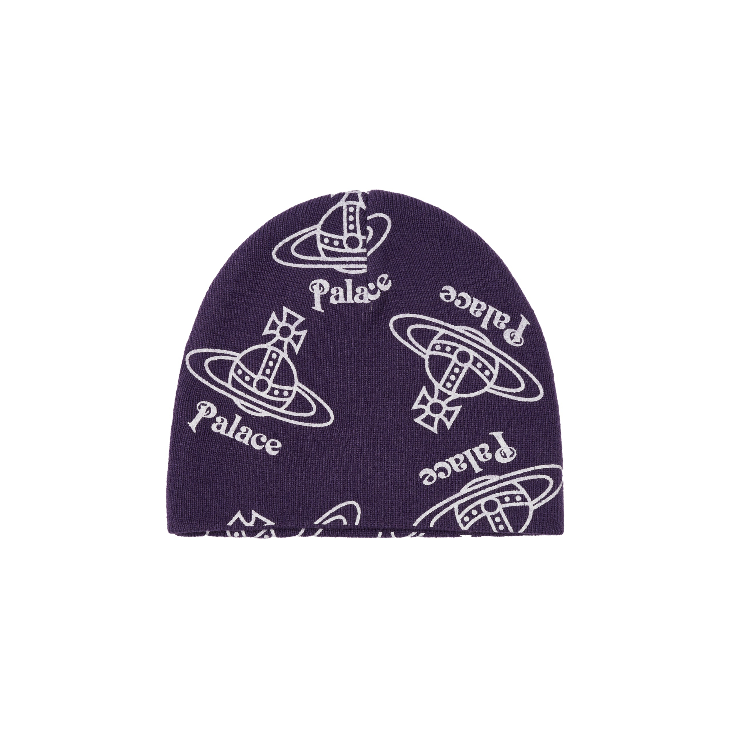 Thumbnail PALACE VIVIENNE WESTWOOD JERSEY BEANIE PURPLE one color