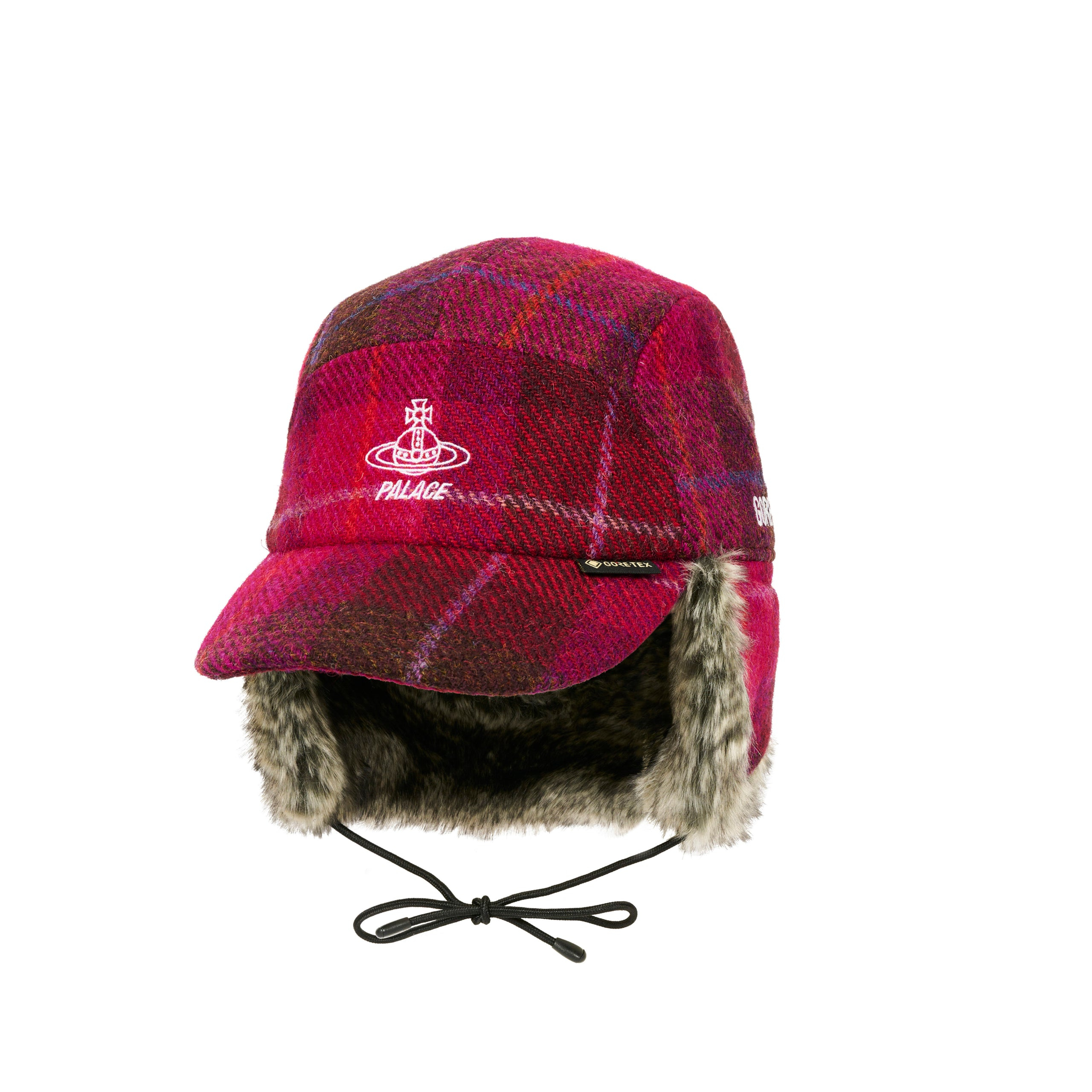 Thumbnail PALACE VIVIENNE WESTWOOD GORE-TEX SHOOTING CAP PLAID PINK one color