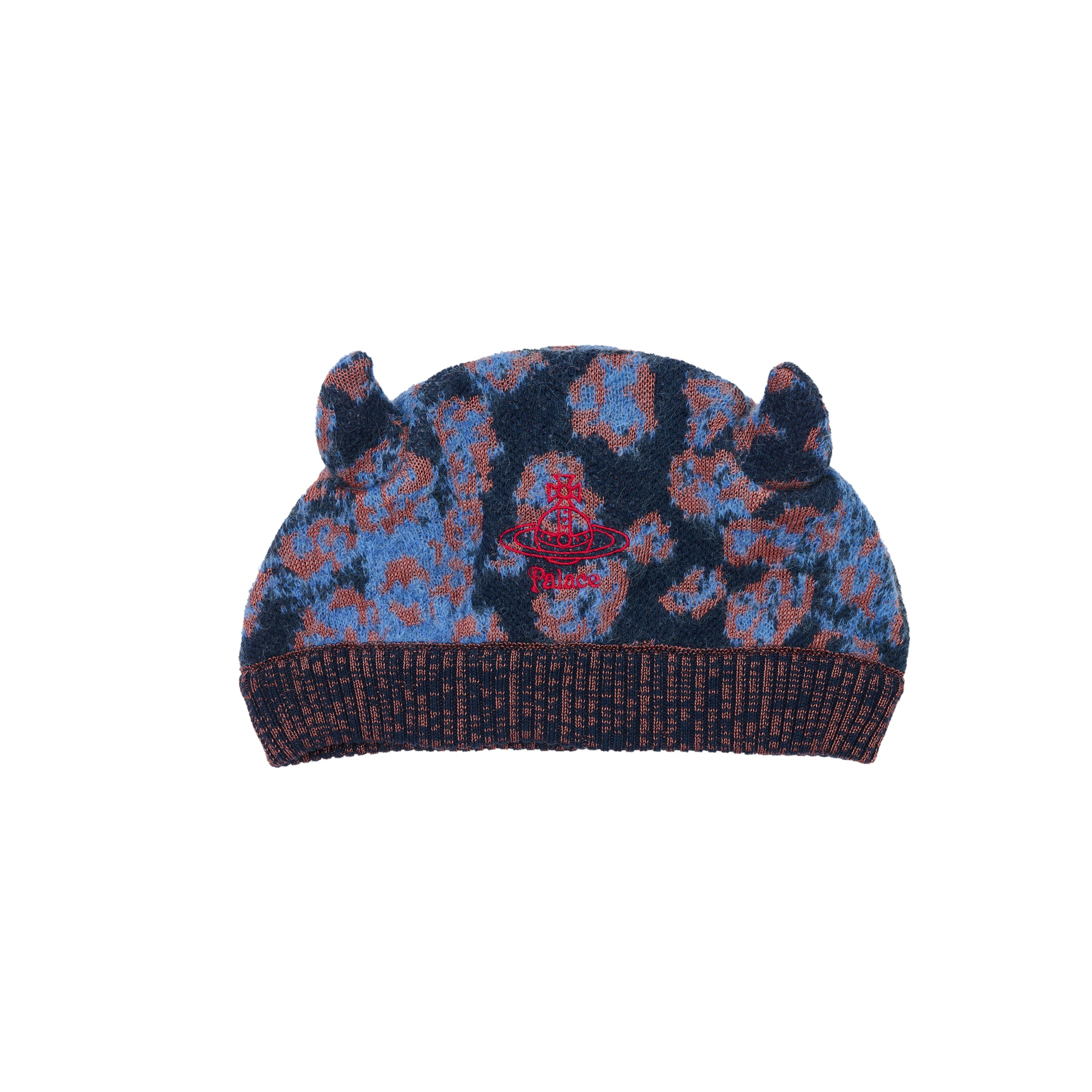 Thumbnail PALACE VIVIENNE WESTWOOD HORNY BEANIE PINK LEOPARD one color