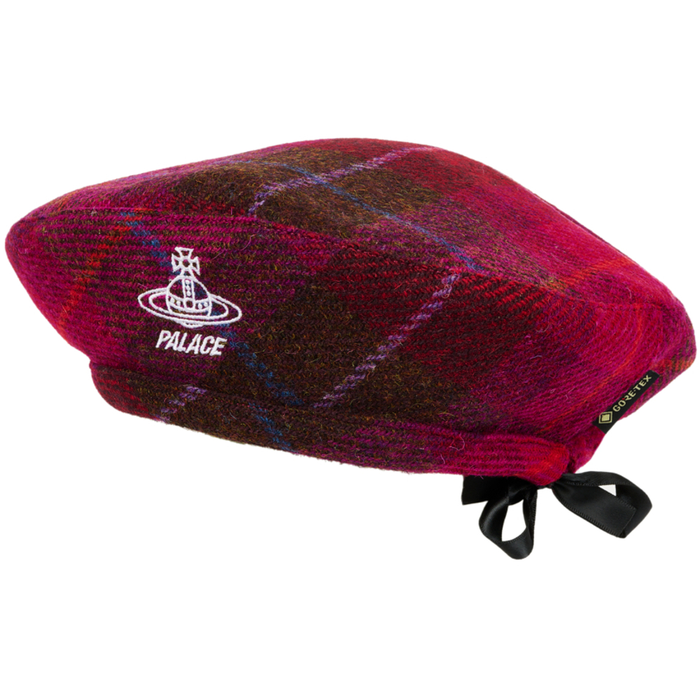 Thumbnail PALACE VIVIENNE WESTWOOD GORE-TEX HARRIS TWEED BERET PLAID PINK one color