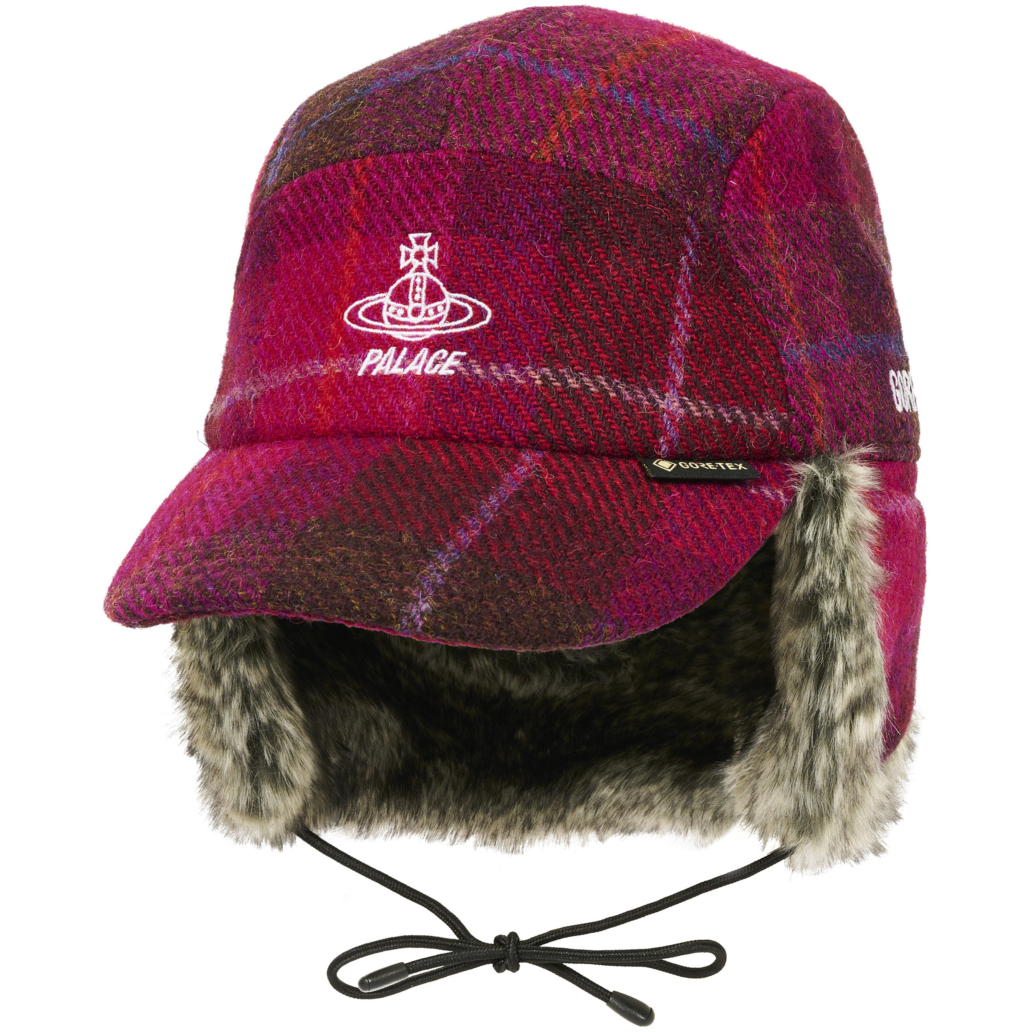 Thumbnail PALACE VIVIENNE WESTWOOD GORE-TEX SHOOTING CAP PLAID PINK one color