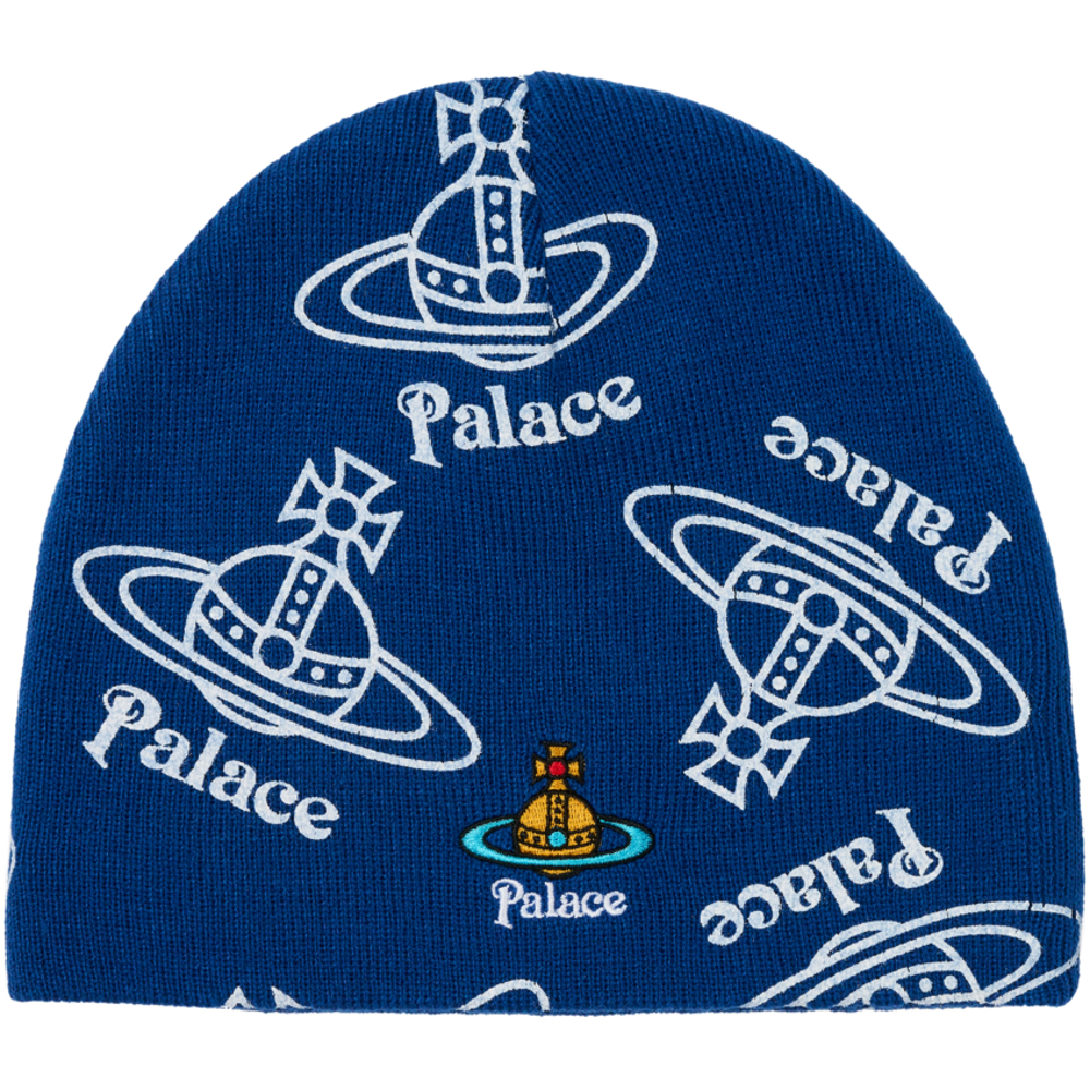 Thumbnail PALACE VIVIENNE WESTWOOD JERSEY BEANIE INDIGO one color