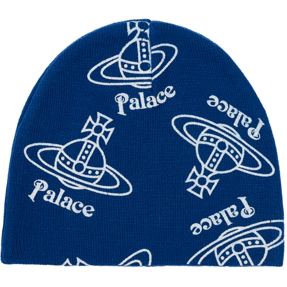 Thumbnail PALACE VIVIENNE WESTWOOD JERSEY BEANIE INDIGO one color