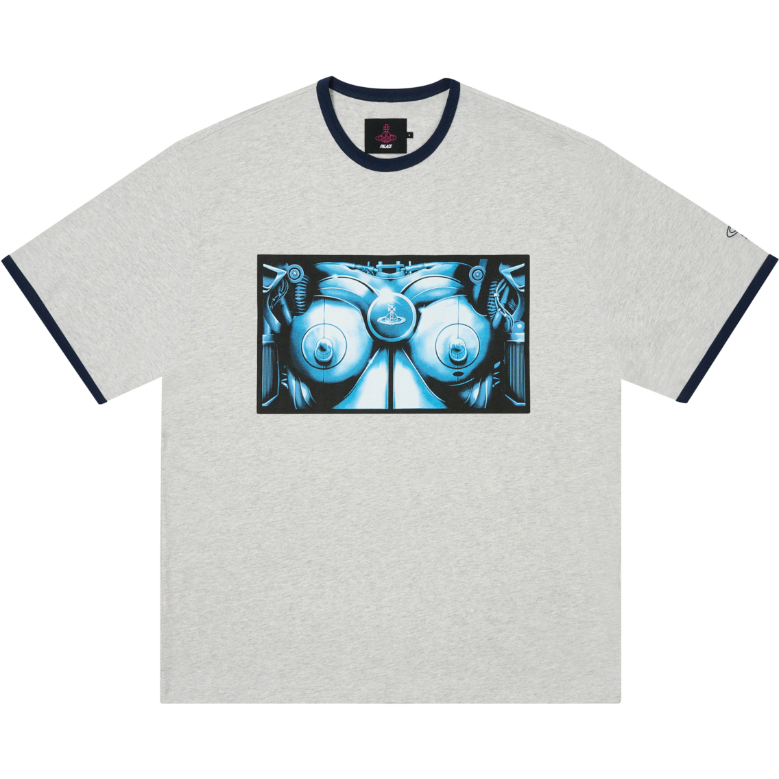 Thumbnail PALACE VIVIENNE WESTWOOD RINGER T-SHIRT GREY one color