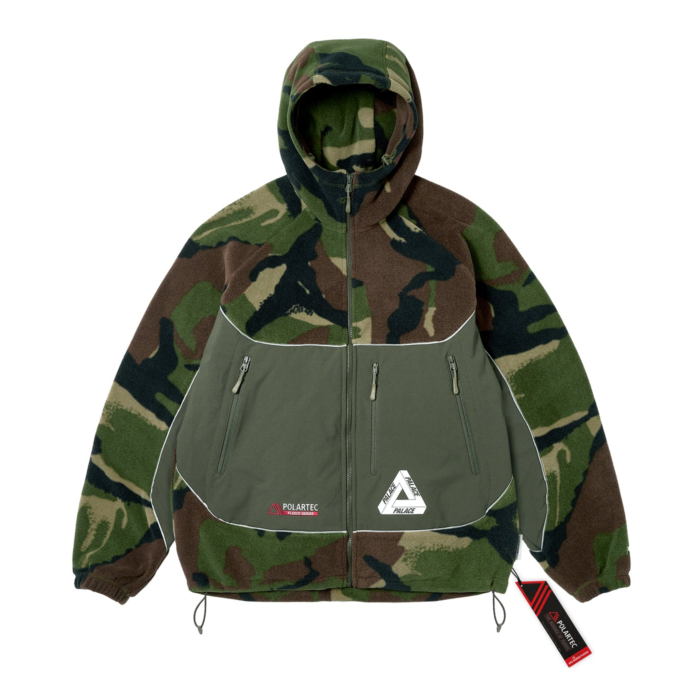 Polartec 3m Hooded Jacket Woodland Camo Winter 2023 Palace