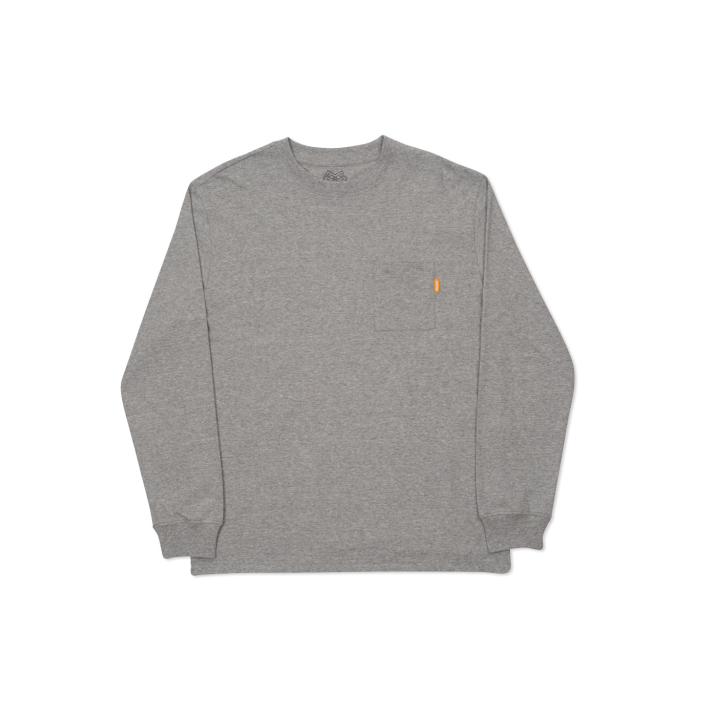 POCKET L/S T-SHIRT GREY MARL one color