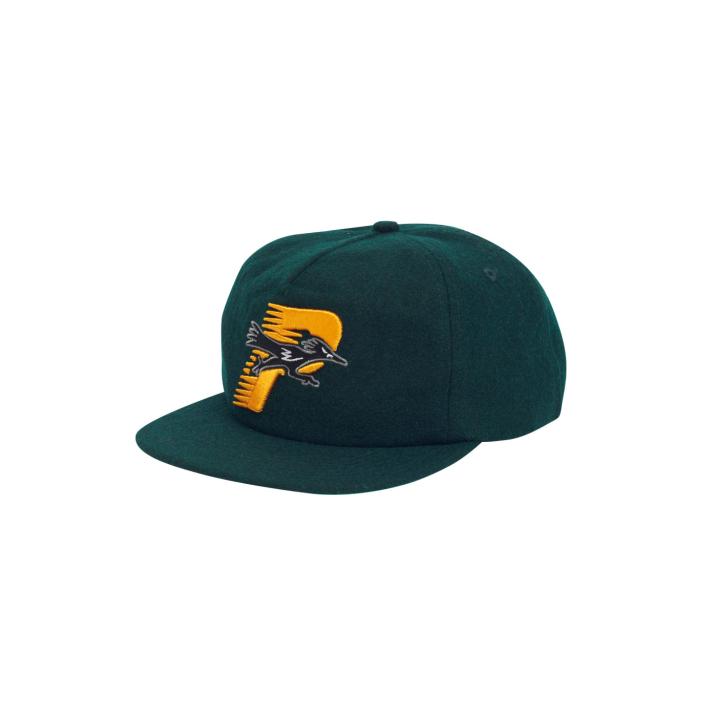 ROADRUNNER SNAPBACK DARK GREEN WOOL one color