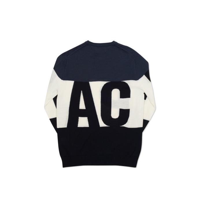 Thumbnail JUMBO FONT KNIT NAVY / WHITE / BLACK one color