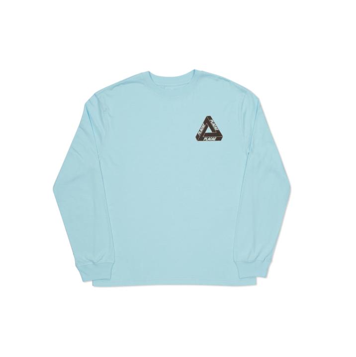 Thumbnail PLACAE L/S T-SHIRT CHILL BLUE one color