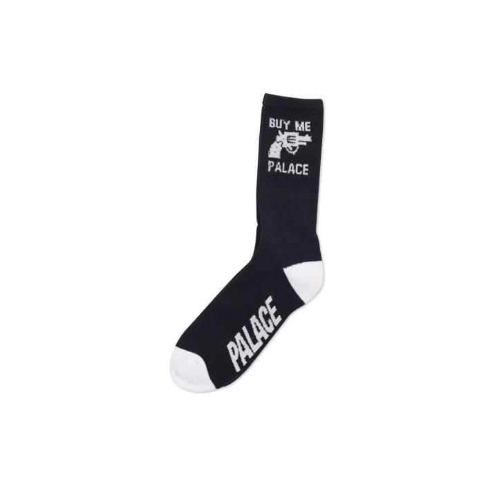 BUY ME PALACE SOCK BLACK / WHITE one color