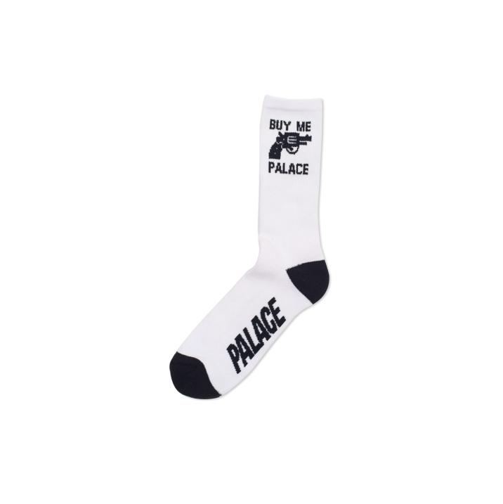 BUY ME PALACE SOCK WHITE / BLACK one color