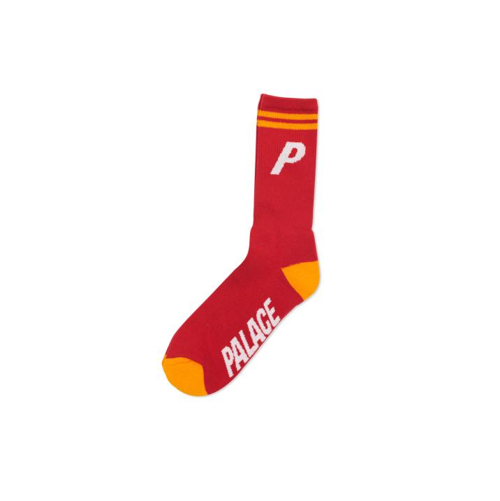 P SOCK RED one color