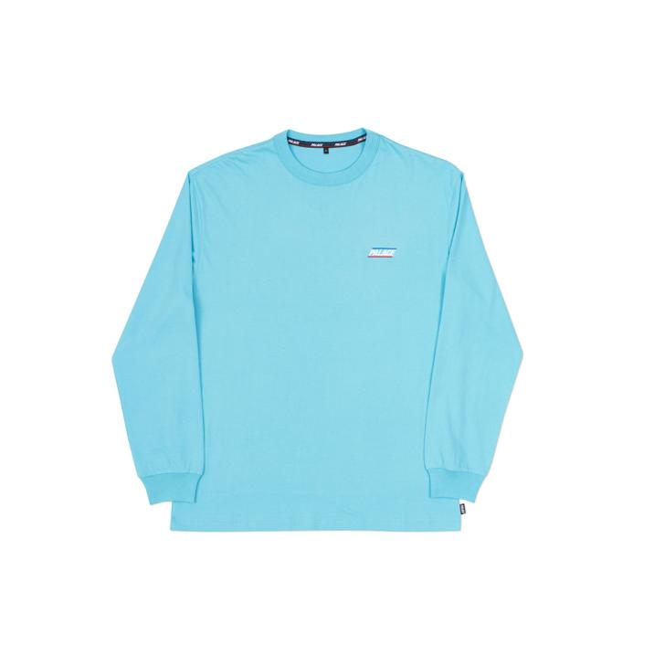 Thumbnail BASICALLY A LONGSLEEVE AQUA BLUE one color