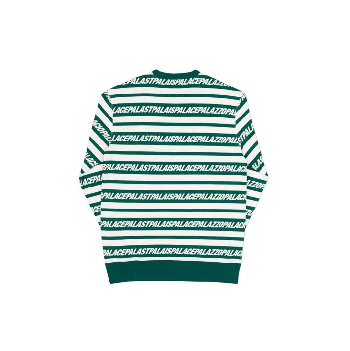 Thumbnail MULTI LINGUAL CREW GREEN / WHITE one color