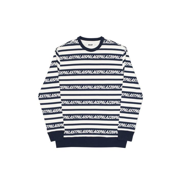 Thumbnail MULTI LINGUAL CREW NAVY / WHITE one color