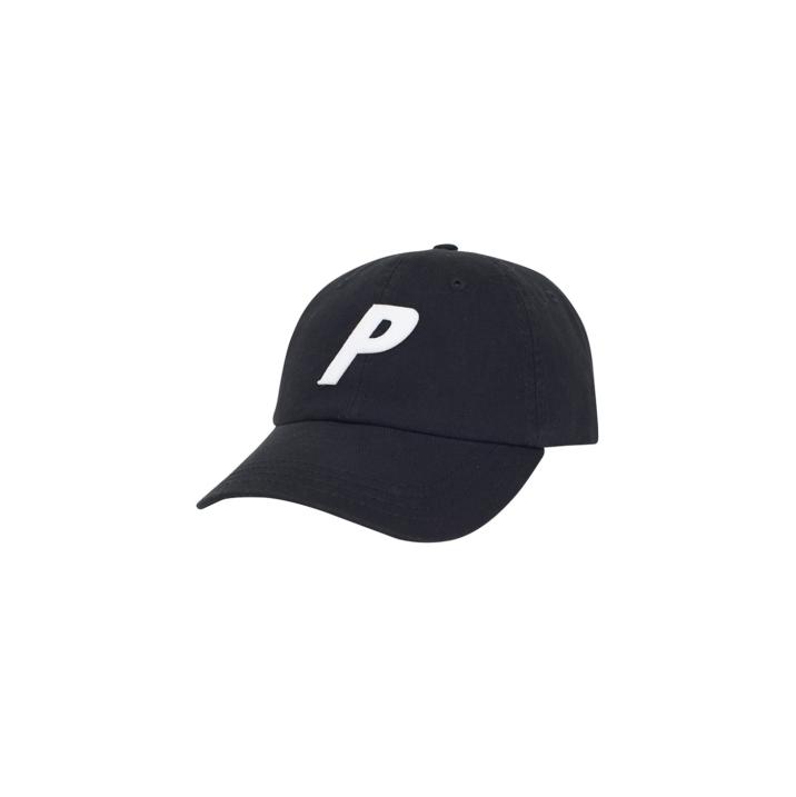 P 6-PANEL BLACK one color