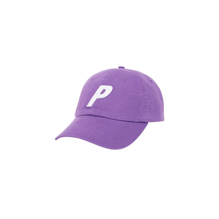 P 6-PANEL PURPLE one color