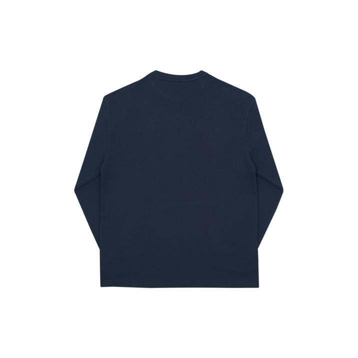 Thumbnail BASICALLY A WAFFLE LONGSLEEVE NAVY one color