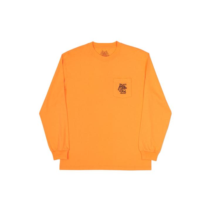 P JEANS POCKET LONGSLEEVE ORANGE one color