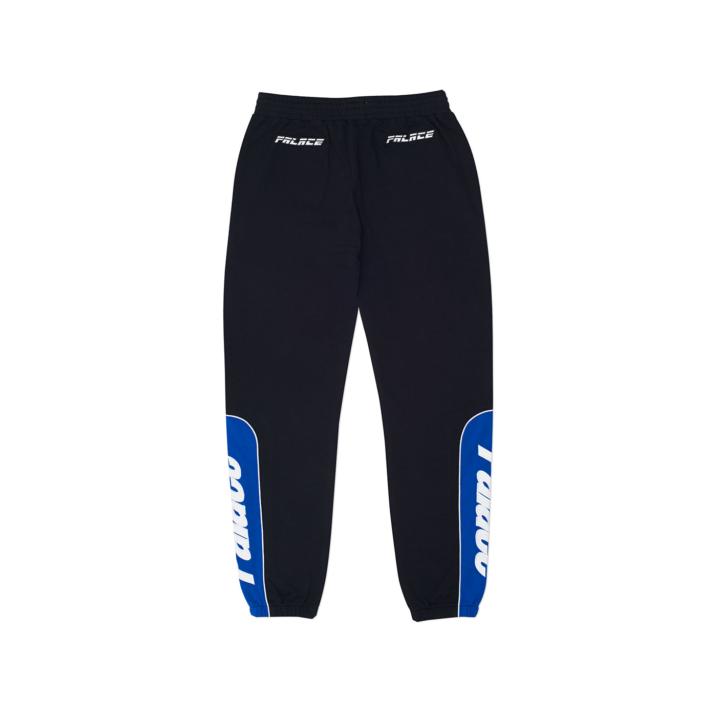 Thumbnail YAMAN TRACK BOTTOM BLACK / BLUE one color