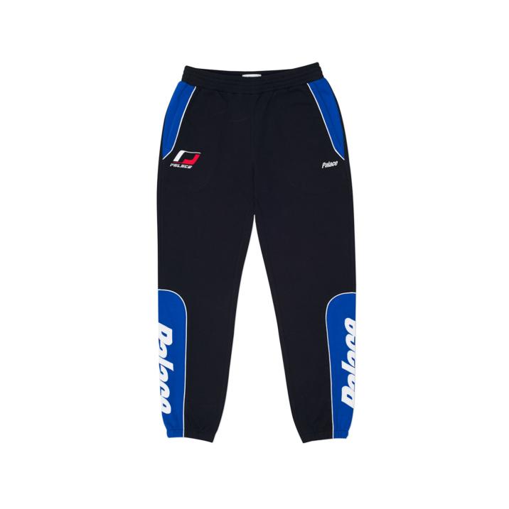 Thumbnail YAMAN TRACK BOTTOM BLACK / BLUE one color