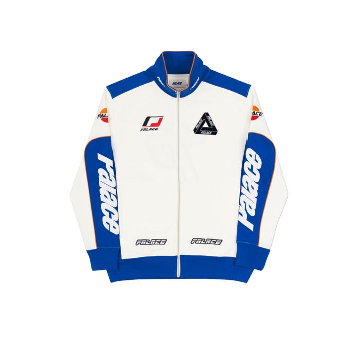 Thumbnail YAMAN TRACK TOP WHITE / BLUE one color