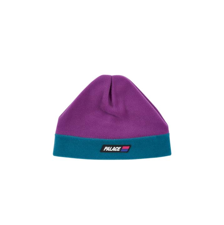 FLEECED BEANIE PURPLE / TEAL one color