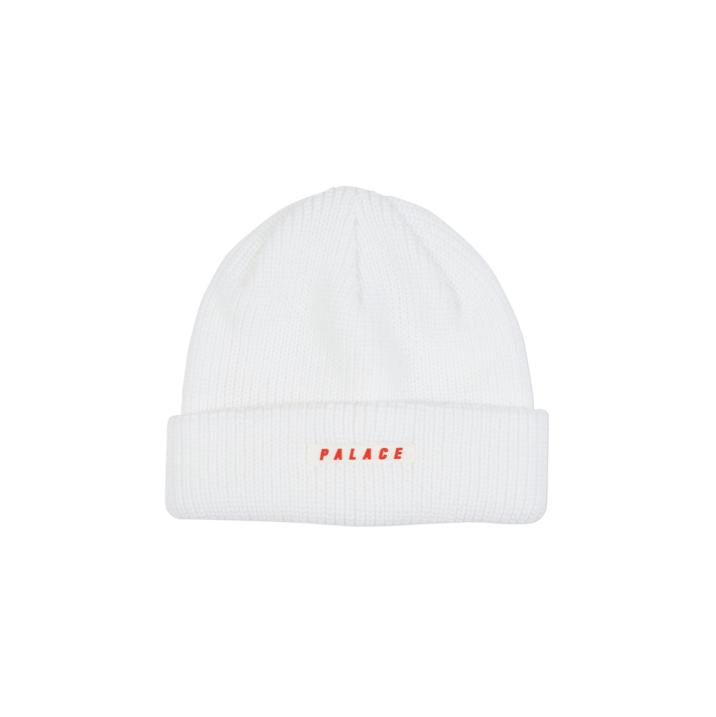 SPACED BEANIE WHITE one color