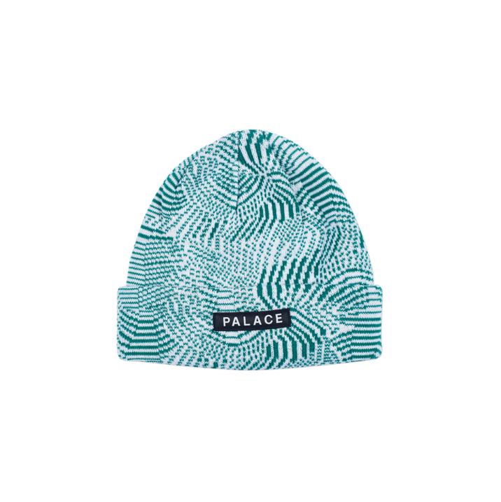 SWIRLY WURLY BEANIE GREEN one color