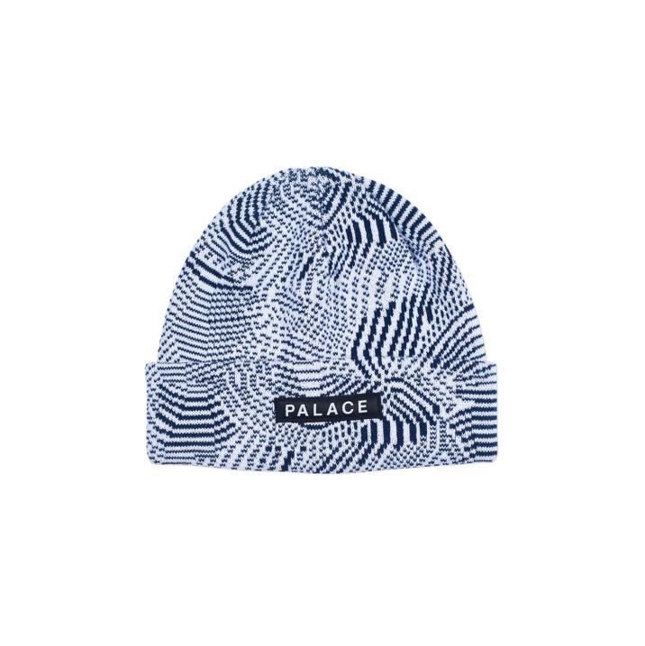 SWIRLY WURLY BEANIE NAVY one color