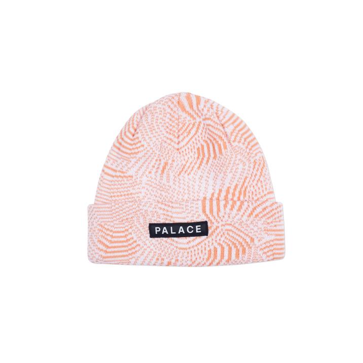 SWIRLY WURLY BEANIE PEACH one color