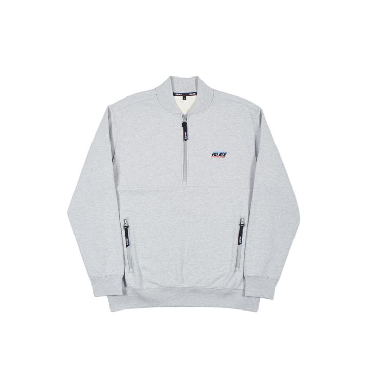 Thumbnail HALF ZIP BOMBER GREY MARL one color