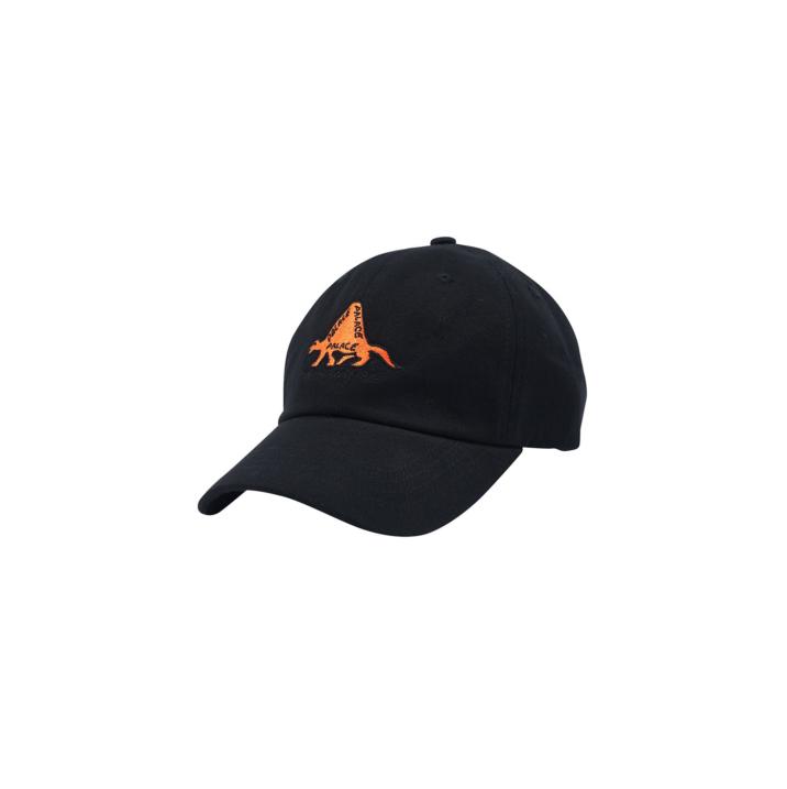 TRIANGLOSAURUS 6-PANEL BLACK one color