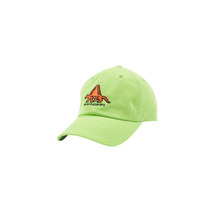 TRIANGLOSAURUS 6-PANEL LIME GREEN one color