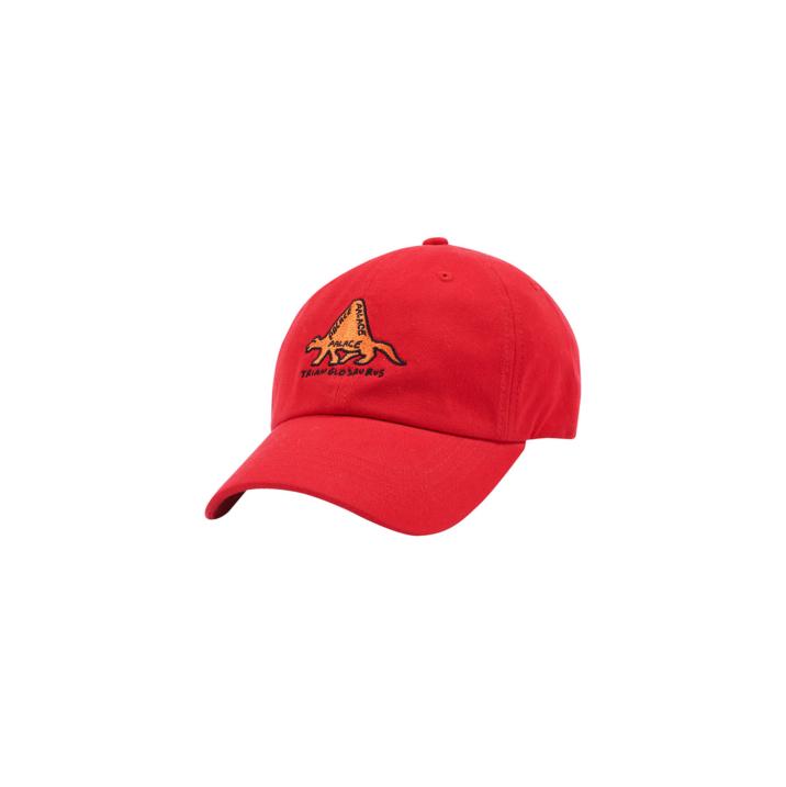 TRIANGLOSAURUS 6-PANEL RED one color