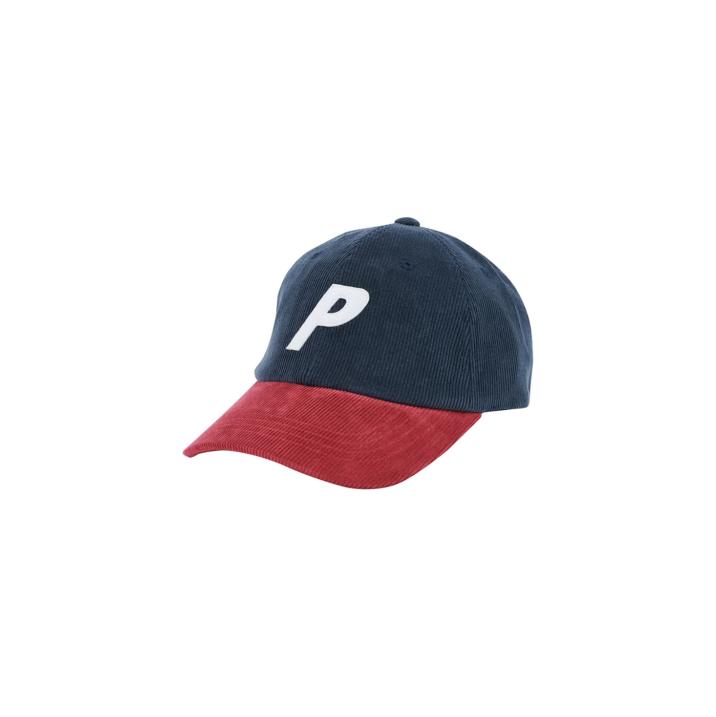 CORDUROY P 6-PANEL NAVY / RED one color