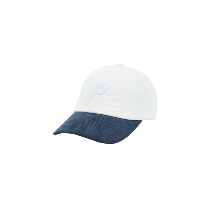 CORDUROY P 6-PANEL WHITE / NAVY one color