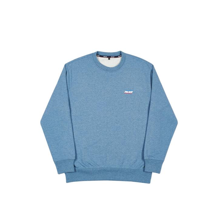 Thumbnail BASICALLY A CREW BLUE MARL one color