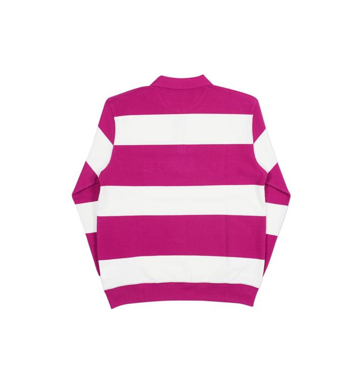 Thumbnail J STRIPE CREW DARK PINK / WHITE one color