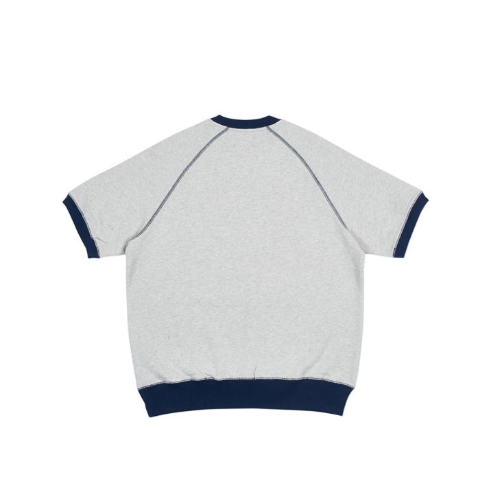 Thumbnail SHORT CREW GREY MARL / NAVY one color