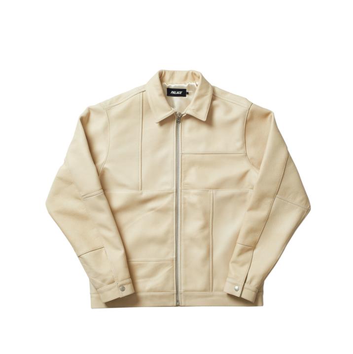 Thumbnail LEATHER PANEL JACKET CREAM one color