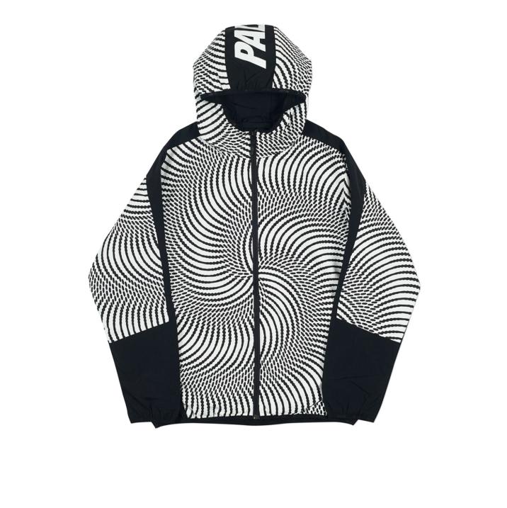 Thumbnail SWIRL HOOD JACKET BLACK / WHITE one color