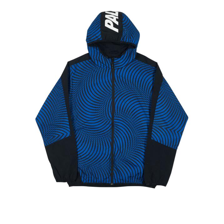 Thumbnail SWIRL HOOD JACKET BLUE / BLACK one color