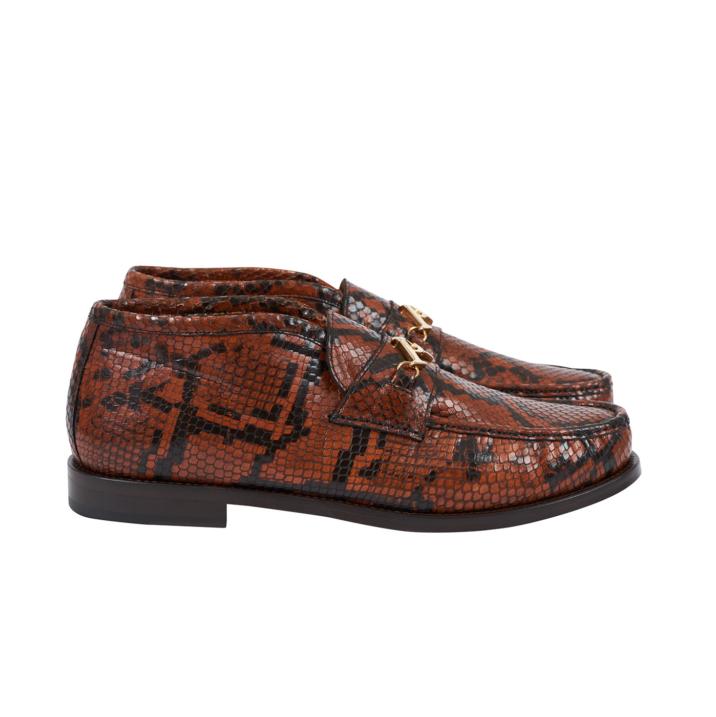 Thumbnail PALACE LOAFER MID DARK BROWN SNAKE PRINT one color