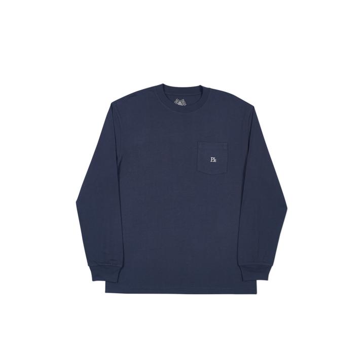 Thumbnail PJ'S POCKET LONGSLEEVE NAVY one color