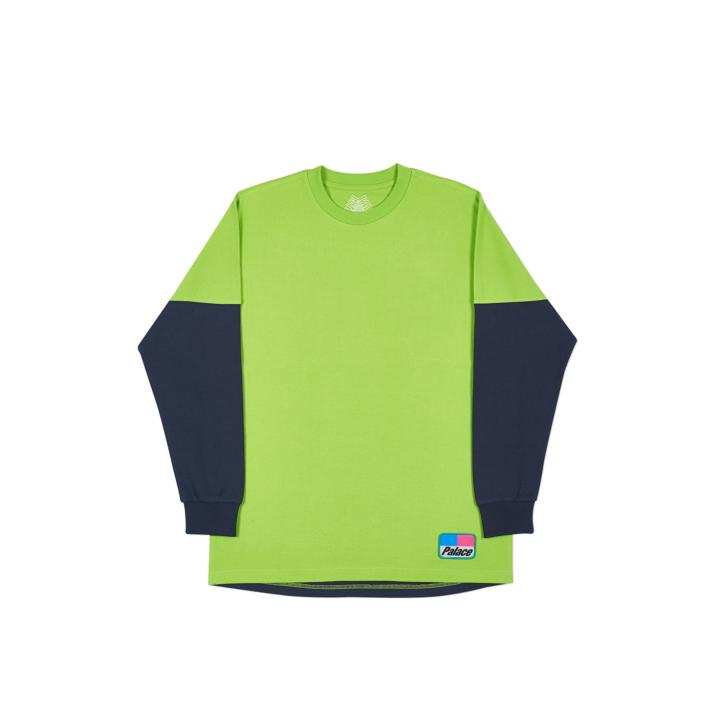 Thumbnail SPLITTER LONGSLEEVE LIME GREEN / NAVY one color