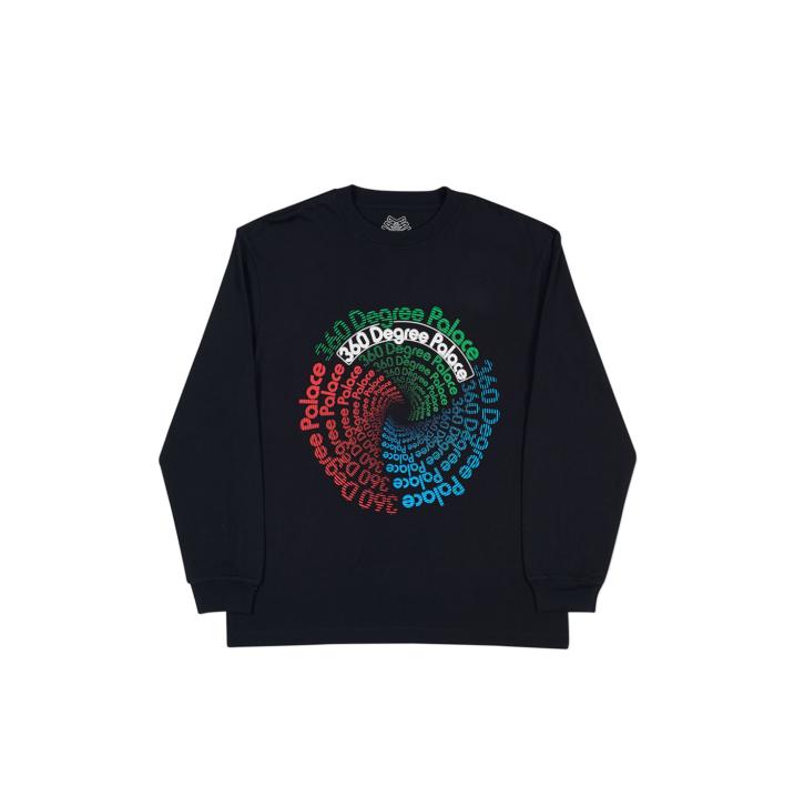 360 PALACE LONGSLEEVE BLACK one color